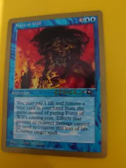 Force of Will. Gold Border WC Seattle 1997 MTG Card - Image 2