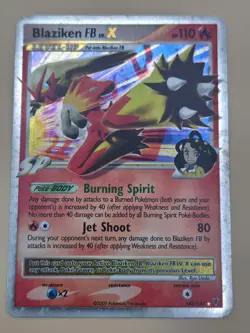 2009 Pokemon TCG Supreme Victors Blaziken FB Lv.X Holo Card 142/147 MP - Image 1