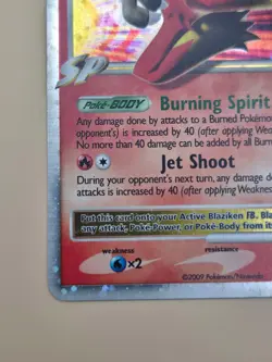 2009 Pokemon TCG Supreme Victors Blaziken FB Lv.X Holo Card 142/147 MP - Image 2