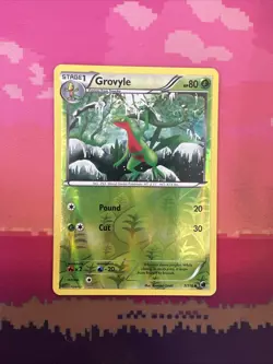 Pokemon Card Grovyle Plasma Freeze Reverse Holo 7/116 Near Mint - Image 1
