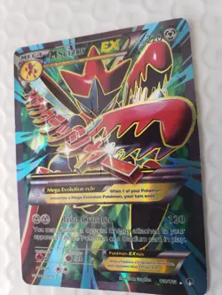 Pokemon M Mega Scizor EX (Full Art) 120/122 Breakpoint Holo Card Very Good+ - Image 4