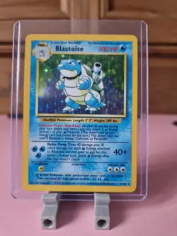 Pokemon TCG Blastoise Holo Rare Card Base Set 2/102 Vintage Pokemon - Image 1