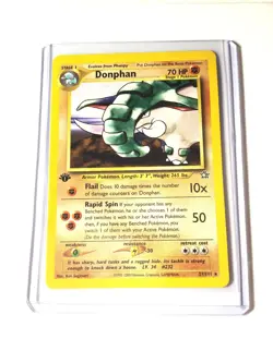 DONPHAN - 1st Edition Neo Genesis Set - 21/111 - Rare - Pokemon Card - NM - Image 1