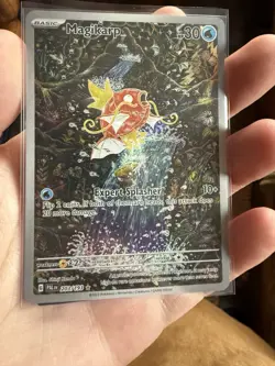 NM Magikarp 203/193 Paldea Evolved Illustration Rare Holo Pokemon Card - Image 4