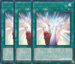 Yugioh - Kahyoreigetsu x 3 - 1st Edition Rare LP - Free Holographic Card - Image 1