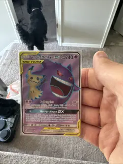 Pokemon Gengar & Mimikyu GX Tag Team Card Horror House GX - Image 1