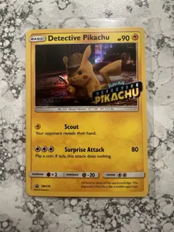 Pokemon Detective Pikachu Black Star Promo Card SM170 - Image 1