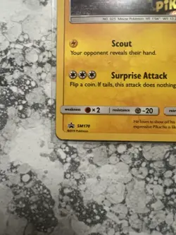 Pokemon Detective Pikachu Black Star Promo Card SM170 - Image 4