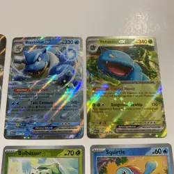 Pokemon 151 Blooming Waters Premium Collection 5 Promo Cards Jumbo Blastoise - Image 3