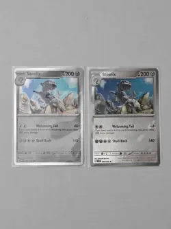 Steelix 093/132 - Mega Evolution - Holo & Reverse Holo - Pokemon Cards Set of 2 - Image 1