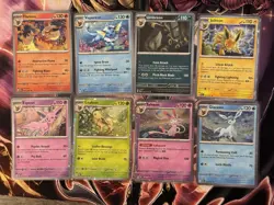 Pokemon Prismatic Evolutions Costco Mini Tins Cosmo Promo Cards (8 Cards Total) - Image 1