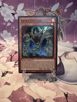 Snake-Eye Oak AGOV-EN008 Super Rare Yu-Gi-Oh Card 1st Edition New - Image 1