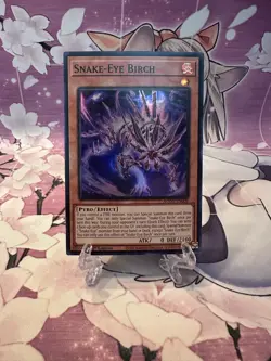 Snake-Eye Birch AGOV-EN009 Super Rare Yu-Gi-Oh Card 1st Edition New - Image 1