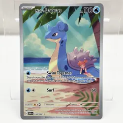 2025 Misty's Lapras 194/182 Destined Rivals Illustration Rare Pokemon Card LP - Image 1