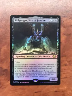 Shilgengar Sire of Famine Foil MTG Magic the Gathering Card NM Mint Modern MH3 - Image 1