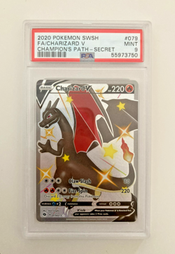 Pokemon Card Charizard V Secret 079/073 Champions Path ENG inglese PSA 9 - Image 1