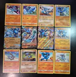 Lot of 12 Lucario Riolu Pokemon Cards 2007-2025, No Duplicates! - Image 1