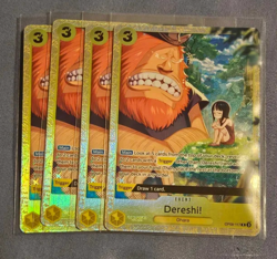 4x Dereshi! OP09-117 Premium Card Collection Best Selection Vol.4 One Piece Eng - Image 1