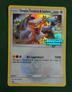 Pokemon TCG Tornadus, Thundurus & Landorus, Jumbo Oversized Holo Card - Image 1