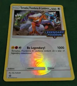 Pokemon TCG Tornadus, Thundurus & Landorus, Jumbo Oversized Holo Card - Image 2
