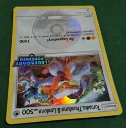 Pokemon TCG Tornadus, Thundurus & Landorus, Jumbo Oversized Holo Card - Image 4