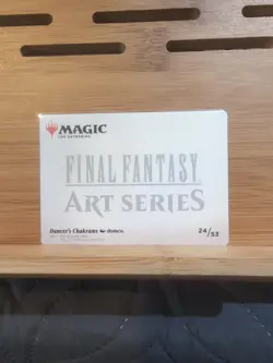 Dancer's Chakrams Art Card (Gold-Stamped Signature) - Art Series: FINAL FANTASY - Image 2