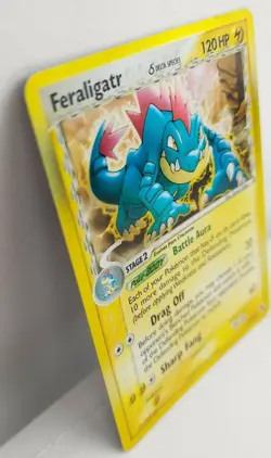 Pokemon Card TCG - Feraligatr 2/101 Reverse Holo Foil - EX Dragon Frontiers LP - Image 4