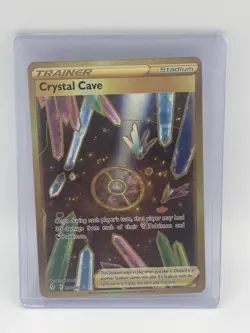 Crystal Cave Secret Rare - Evolving Skies 230/203 NM Pokemon Card SWSH07 - Image 3