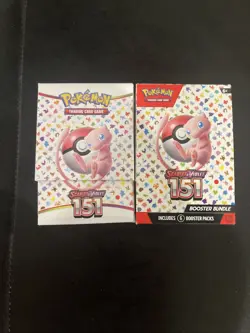[EMPTY BOXES] Pokemon Card TCG Scarlet & Violet 151 Booster Bundle Lot 2 Boxes - Image 1
