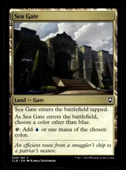 2022 Commander Legends: Battle for Baldur's Gate Sea Gate - Image 1