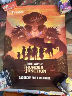 Magic Outlaws of THUNDER JUNCTION Poster 18" x 26" Wizards of the Coast New - Image 1