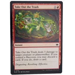 x4 Take Out the Trash Bloomburrow Red Instant Common Playset M/NM MTG BLB TCG - Image 1