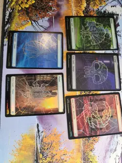 Magic The Gathering - Marvel's Spider-Man Full Art Basic Land (Foil) set NM/M - Image 2