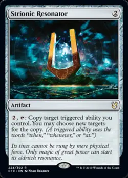 MTG Strionic Resonator, Light Play, English Commander 2019 - Image 1
