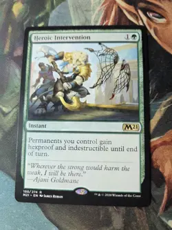 Heroic Intervention - Core Set 2021 - M21 - Magic the Gathering - MTG - Image 2