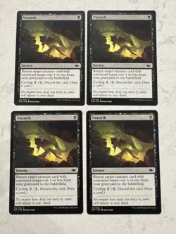 Magic the Gathering MTG Unearth Play Set Of 4 - Image 1
