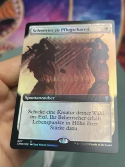 GERMAN Extended Foil • Swords to Plowshares • Mtg (2321) - Image 3