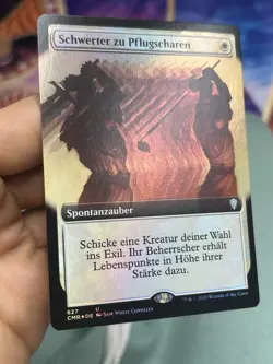 GERMAN Extended Foil • Swords to Plowshares • Mtg (2321) - Image 4