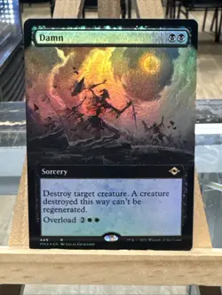 MTG *Damn Extended Art foil X1* (NM) Modern Horizons 2 Magic Free Shipping - Image 1