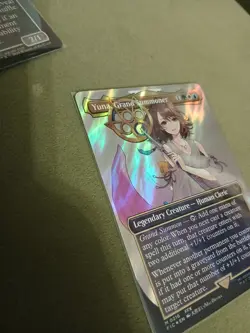 MTG ~ Yuna, Grand Summoner (Borderless Surge Foil) ~ Final Fantasy ~ NM ~ Mythic - Image 3