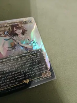 MTG ~ Yuna, Grand Summoner (Borderless Surge Foil) ~ Final Fantasy ~ NM ~ Mythic - Image 5
