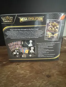 FACTORY SEALED Pokemon TCG Mega Evolution ETB Pokemon Center Exclusive Set of 2 - Image 4