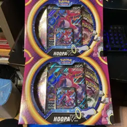 LOT OF 2 POKEMON TCG Hoopa V Box Fusion Strike Sword & Shield SEALED SHIPS NOW 820650809033 - Image 1