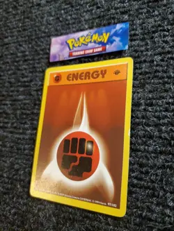 Fighting Energy 97/102 1st Edition Base Set Shadowless 1999 Pokemon NM - Image 2