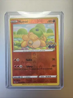 Pokemon TCG: Numel (Peelable Ditto) 013/078 Pokemon GO Reverse Holo - Image 1