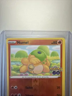 Pokemon TCG: Numel (Peelable Ditto) 013/078 Pokemon GO Reverse Holo - Image 2