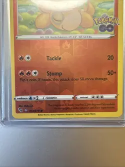 Pokemon TCG: Numel (Peelable Ditto) 013/078 Pokemon GO Reverse Holo - Image 3