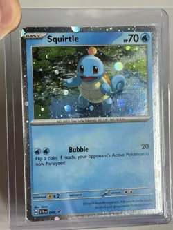 HD COSMOS HOLO - Squirtle SVP 048 Pokemon 151 - PROMO - M/NM - Image 2