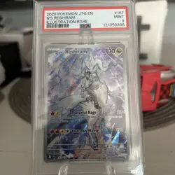Pokemon TCG N's Reshiram 167/159 Illustration Rare Journey Together PSA 9 - Image 1