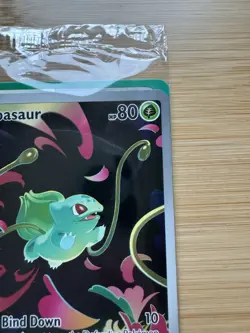 Pokemon Bulbasaur 133/132 English Mega Evolution Stamped Promo SEALED ✨ - Image 3
